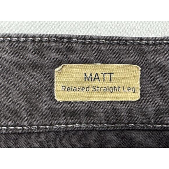 Mavi Jeans Men's Matt Relaxed Straight Leg Purple Denim Jeans - Size 36x30.5 - Picture 7 of 8